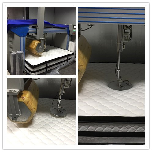 होटल यूरो टॉप पॉकेट स्प्रिंग मैट्रेस हाइब्रिड मेमोरी फोम 7